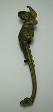 Load image into Gallery viewer, Antique 19c Bronze Winged Goddess Maiden Decorative Arts Ornate Hardware Element
