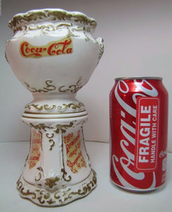 Vintage Coca-Cola Syrup Urn small ceramic decorative Coke soda advertising