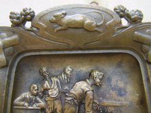 Load image into Gallery viewer, Antique Bronze Saloon Bowling Cigar Ashtray Rat Pins Ball Tankard ornate tray
