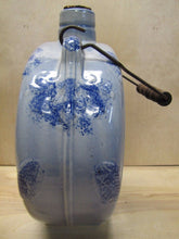 Load image into Gallery viewer, Bardell&#39;s Root Beer Stoneware Pottery Jug Canteen Handle Decorated Mountain Deer
