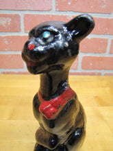 Load image into Gallery viewer, KRAZY KAT Cast Iron Cat Bowtie Figural Doorstop Decorative Arts Statue Kitty
