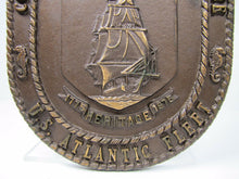 Load image into Gallery viewer, Commander Naval Surface Force U.S. Atlantic Fleet Plaque ornate copper Navy
