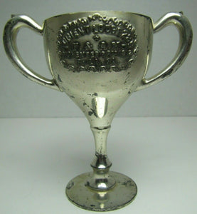 1912 F&AM ORIENTAL LODGE No 289 PHILA PA Antique Masonic Mason Double Handle Cup