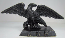 Load image into Gallery viewer, Antique Cast Iron FOE FRATERNAL ORDER of EAGLES Bookend Small Doorstop Statue
