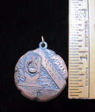 Load image into Gallery viewer, Orig 1937 TRENTON TIMES GOLDEN GLOVES BOXING Medal Medallion ornate design

