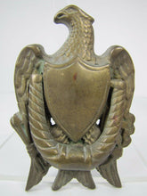 Load image into Gallery viewer, EAGLE Old Brass Door Knocker Figural Architectural Hardware Element
