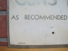 Load image into Gallery viewer, SPECIAL GUNS &amp; LUBRICANTS Old Double Sided Auto Repair Shop Gas Station Ad Sign
