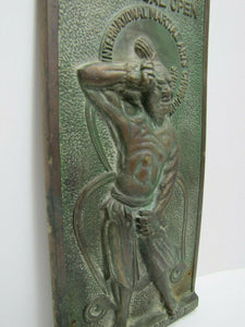 1ST ANNUAL OPEN INTERNATIONAL MARTIAL ARTS CHAMPIONSHIP FA-RANG-DO Bronze Plaque