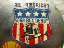 Load image into Gallery viewer, Orig RARE1948 All American SOAP BOX DERBY Shell Sponsered Best Design Car Award

