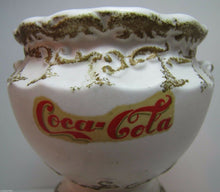 Load image into Gallery viewer, COCA-COLA SYRUP URN Small Vintage Ceramic Decorative COKE Soda Sign Advertising

