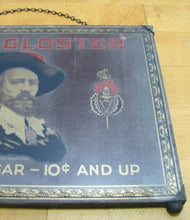 Load image into Gallery viewer, Antique LORD GLOSTER MILD HAVANA CIGAR Ad Sign The Photoplating Co Minneapolis
