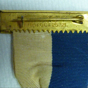 1920s WESTERN UNION  'OFFICIAL' Athletic Association Gold Plate Sports Medallion