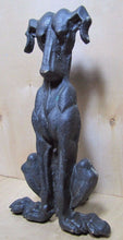 Load image into Gallery viewer, Antique Brass Whippet Dog Doorstop Whimsical Decorative Art Statue Old Make-Do

