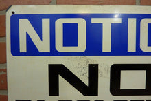 Load image into Gallery viewer, NOTICE NO PASSAGEWAY Old Safety Sign 14x20 Subway Shop Industrial Private Property Transportation

