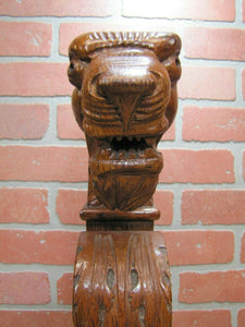 Antique Wooden DRAGON GRIFFIN MONSTER BEAST Architectural Decorative Element