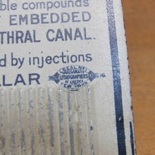 Load image into Gallery viewer, DR SANGERS Capsules GONORRHOEA GLEET STD Old Sign Quack Medicine Parchen Helena
