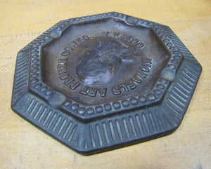 Antique George Washington Bronze Tray Michaels Art Bronze Co Covington Kentucky