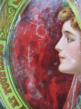 Load image into Gallery viewer, Antique JERSEY-CREME The Perfect Beverage Adv Tray at fountains also in bottles
