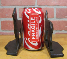 Load image into Gallery viewer, GERMAN SHEPHERD Guard Dogs Old Bookends Cast Iron Decorative Art Statues
