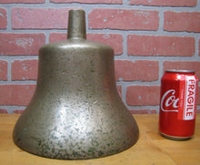 Load image into Gallery viewer, USN UNITED STATES NAVY Old BRASS NICKEL PLATED Retired Nautical Ships Boat Bell
