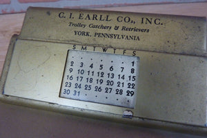 TROLLEY CATCHERS & RETRIEVERS YORK Pa C I EARLL Co Advertising Sign Clipboard
