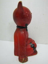 Load image into Gallery viewer, Vtg Mid Century Cat Incense Burner detailed kitty big belly mouth Retro Japan
