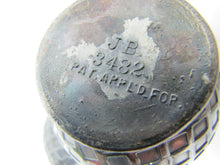 Load image into Gallery viewer, JB JENNING BROS Golf Ball Figural Antique Inkwell Green Glass Insert Pat Appld
