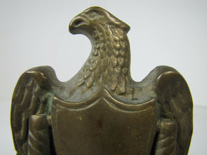 EAGLE Old Brass Door Knocker Figural Architectural Hardware Element