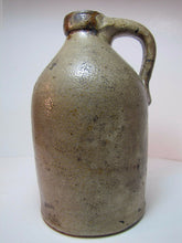 Load image into Gallery viewer, BOSTON HIGHLAND YEAST Antique Small Stoneware Pottery Jug Impressed Lettering
