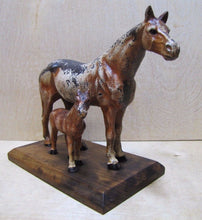 Load image into Gallery viewer, Old Cast Iron Horse Decorative Art Statue Doorstop Paperweight Western Americana

