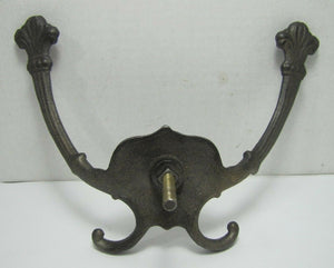 Cast Iron Figural Head Hook Hanger figural architectural hardware lion monster