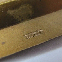 Load image into Gallery viewer, 1930s ANCIENT &amp; HONORABLE ARTILLERY Co 1638-1938 300 yr Advertising Brass Tray
