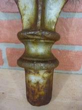 Load image into Gallery viewer, Antique Large Cast Iron Architectural Hardware Element Finial Decorative Art flt
