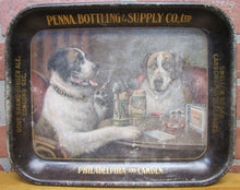 Load image into Gallery viewer, 1910 PENNA BOTTLING &amp; SUPPLY Tray SWALLOW BEVERAGES DOVE GINGER ALE PHILA CAMDEN
