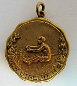 1935 BROOKLYN New York LONG JUMP Sports Award Medallion NEW UTRECHT HS