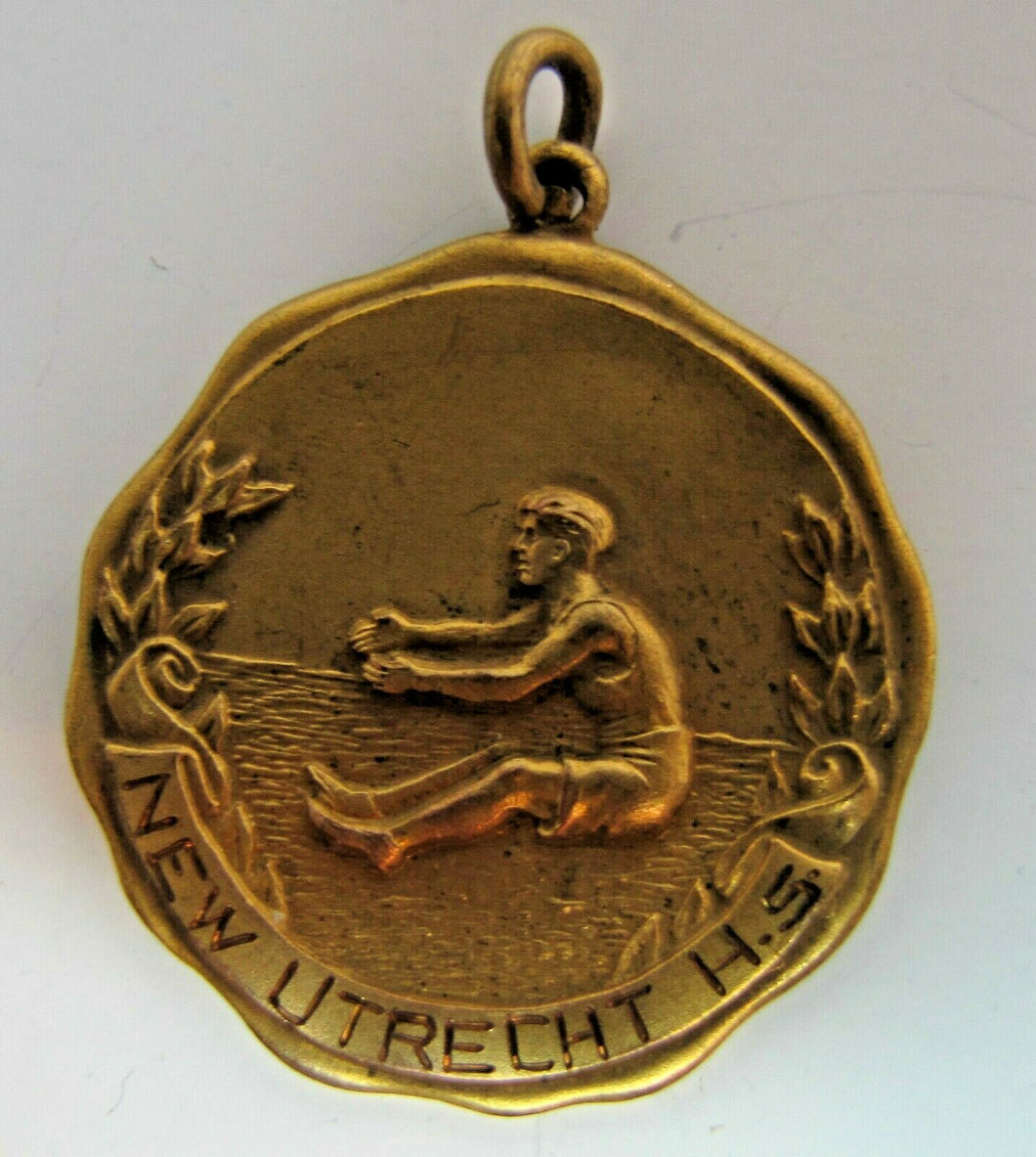 1935 BROOKLYN New York LONG JUMP Sports Award Medallion NEW UTRECHT HS