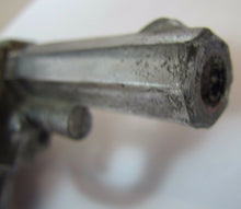 Load image into Gallery viewer, Antique Glass Gun Pistol Ornate Detailing Black Grips Silver Body Decorative Art
