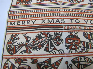 MERRY XMAS TO YOU HAPPY NEW YEAR IN 1952 KATHLEEN BLACKSHEAR (1897-1988) Artwork