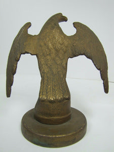 Antique Eagle Brass/Bronze Decorative Art Large Paperweight Architectural Topper