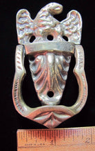 Load image into Gallery viewer, EAGLE DOOR KNOCKER Old Small Brass Interior Bathroom Bedroom B&amp;B Hardware
