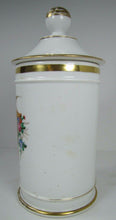 Load image into Gallery viewer, Antique 19c Porcelain APOTHECARY JAR w Lid A COLLIN PARIS EAGLE SNAKE Exquisite
