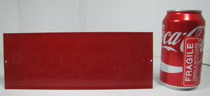 SLEEPING ROOMS Old Sign tin bevel edge reflective lettering Motel B&B Tourists