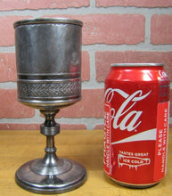 Load image into Gallery viewer, 1886 NRC NEWPORT RIFLE CLUB Award Trophy Silver Plate Goblet Mountain Scene
