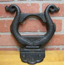 Load image into Gallery viewer, Antique Double Fish Cast Iron Figural BootScraper BootJack Decorative Art Statue
