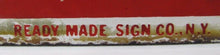 Load image into Gallery viewer, FIRE HOSE Original Old Porcelain Sign READY MADE Co NY Industrial Building Shop
