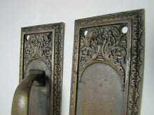 Load image into Gallery viewer, Antique Bronze Door PUSH &amp; PULL Plates Exquisite Architectural Hardware Elements
