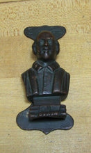 Load image into Gallery viewer, Stratford William Shakespeare Bust Old Bronze Brass Small Interior Door Knocker
