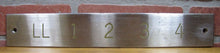 Load image into Gallery viewer, ELEVATOR LL - 1 - 2 - 3 - 4 Floor Indicator Sign Plaque Architectural Hardware
