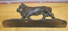 Load image into Gallery viewer, BULL BISON BUFFALO Old Doorstop Bronze Brass Decorative Arts Figural Door Stop
