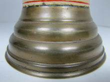 Load image into Gallery viewer, Hollings &amp; Co Boston Antique 19c Porcelain Brass Exquisite Hand Painted Oil Lamp
